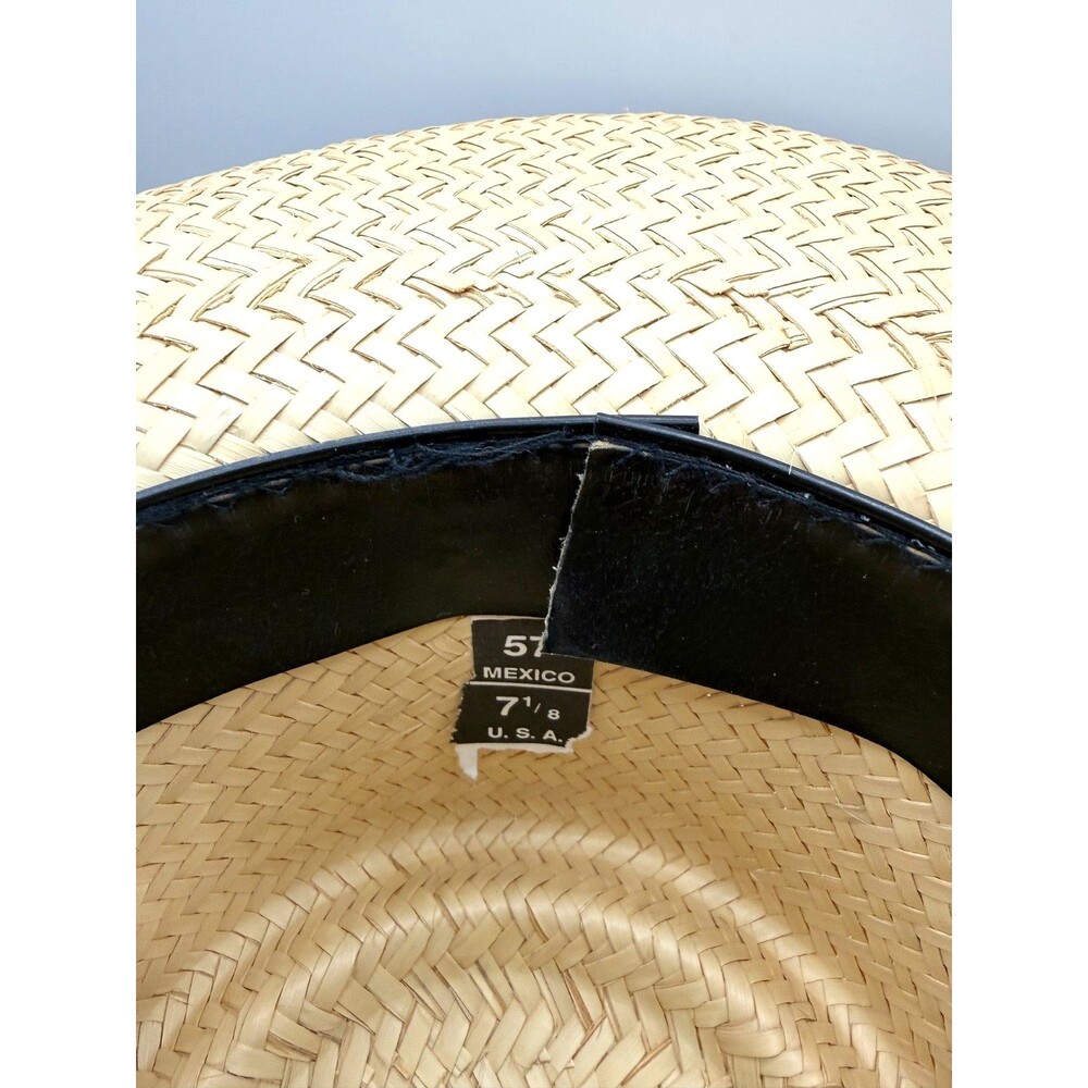Vintage 1992 Western Gambler Hat Size 7 1/8 Never Worn Wide Brim Cowboy Hat - Picture 6 of 11